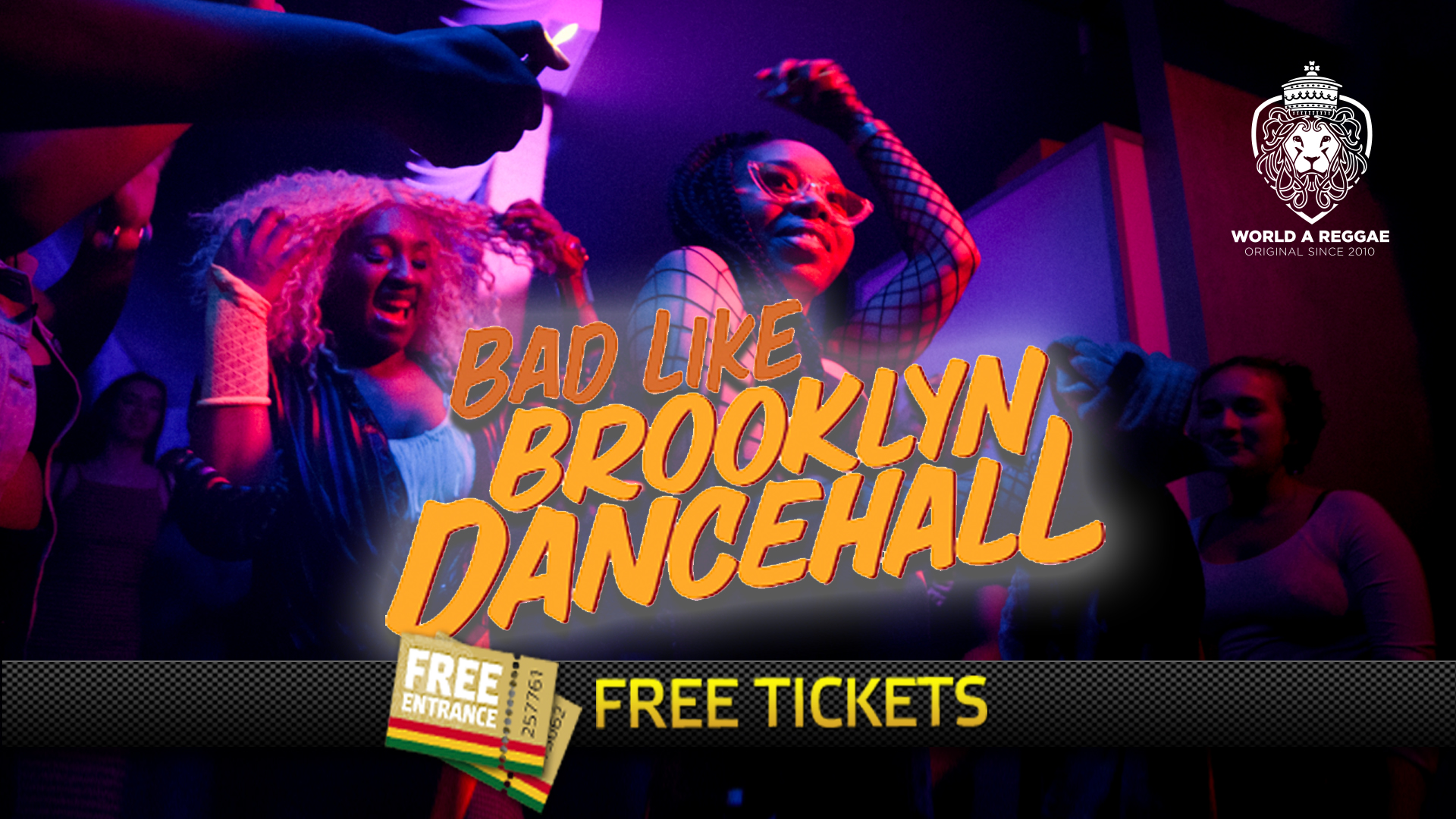 2x 2 Free Tickets to Shaggy’s ‘Bad Like Brooklyn Dancehall’