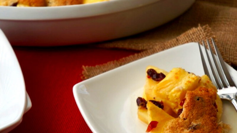 Easy and delicious Fresh Pineapple Bake recipe