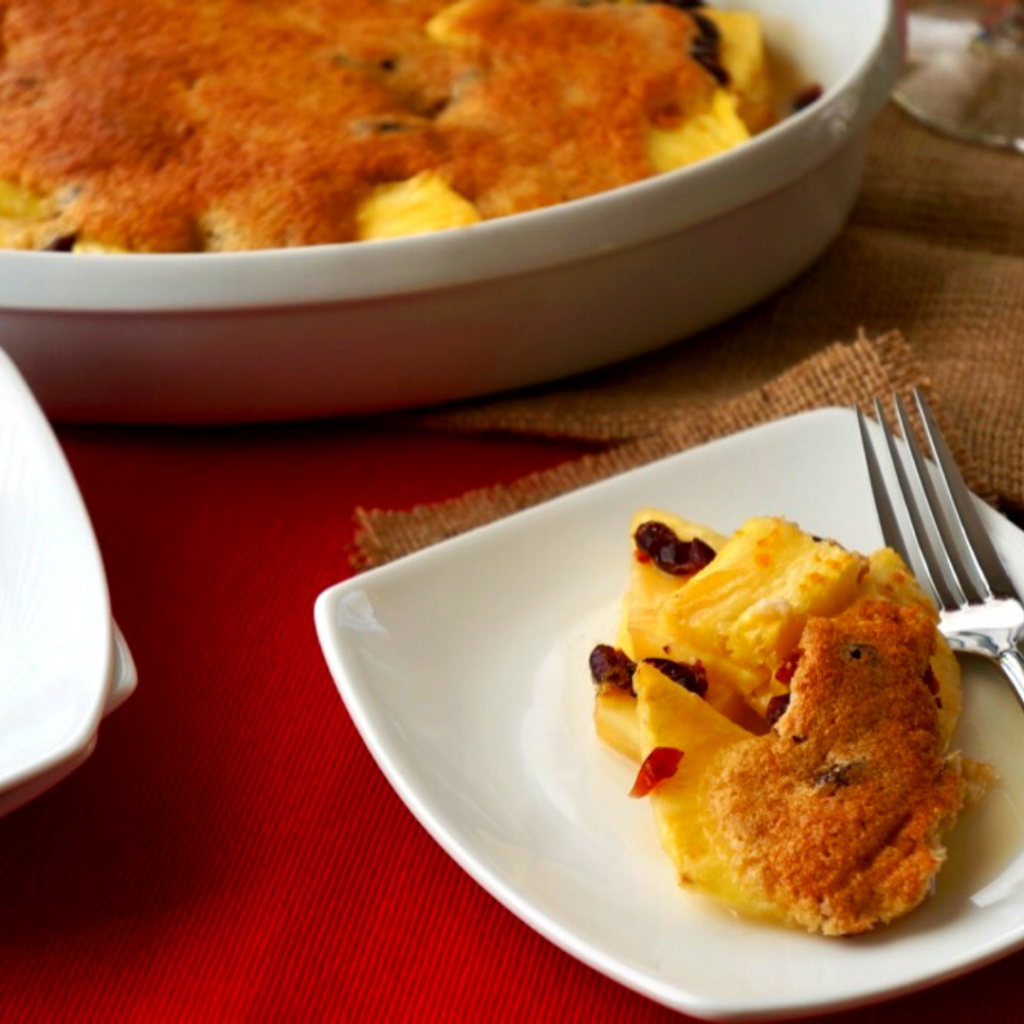 Easy and delicious Fresh Pineapple Bake recipe