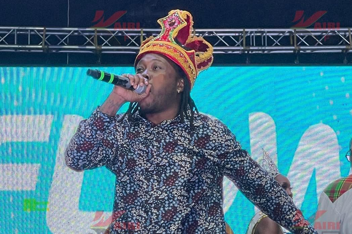 Dice is the Dominica Calypso Monarch for the tenth time 