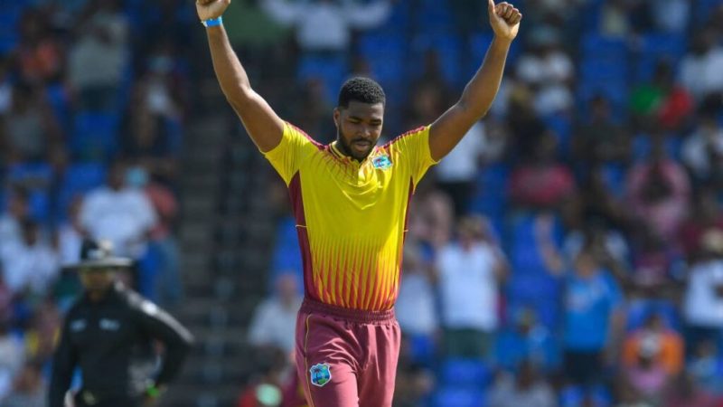 Windies’ Obed McCoy replaces injured Holder for T20 World Cup