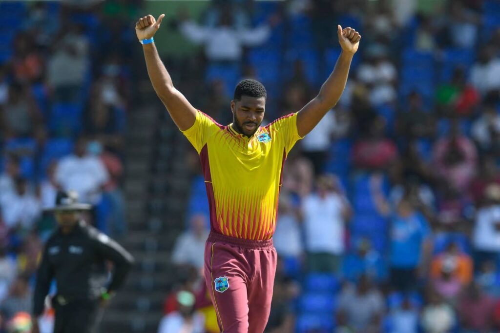 Windies’ Obed McCoy replaces injured Holder for T20 World Cup