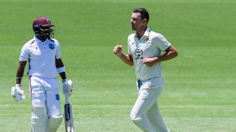 Shamar Joseph makes his mark after Cummins, Hazlewood take the