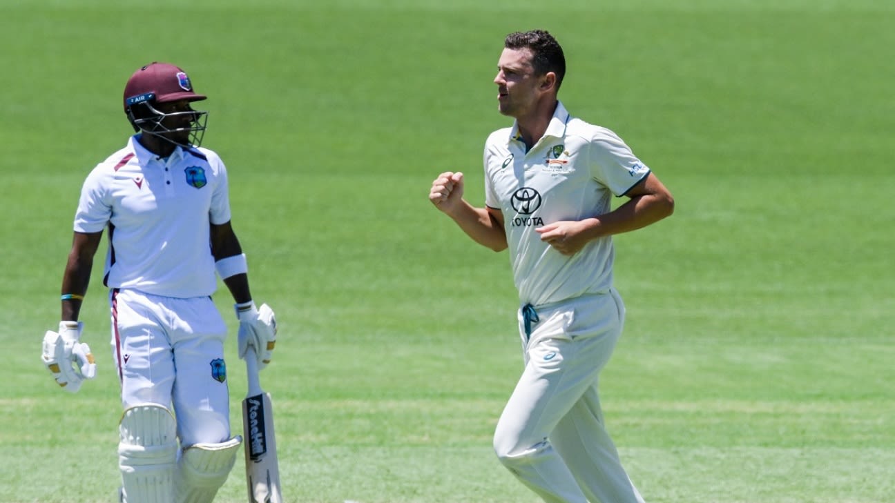 Shamar Joseph makes his mark after Cummins, Hazlewood take the