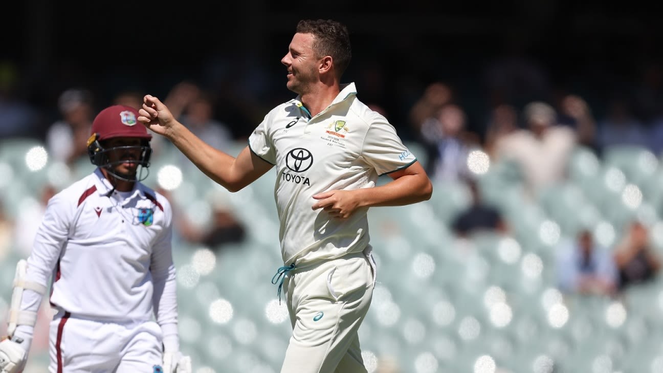 Hazlewood cuts through West Indies after Head’s game-changing hundred