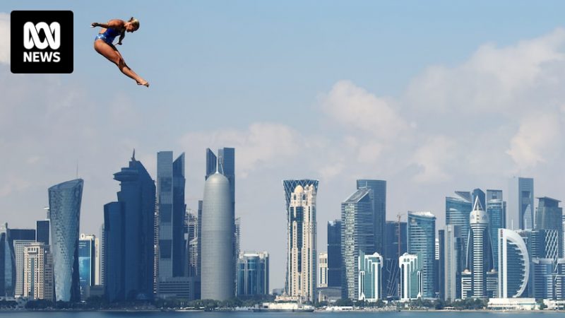 Australian cliff diver will set fear aside for 21m plunge