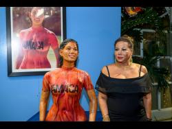 A bust for Jamaica’s iconic wet T-shirt girl