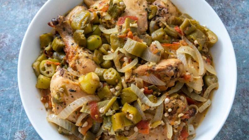 Cornish Hen and Okra Stew
