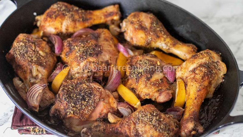 Delicious and Easy Lemon Garlic Roasted Chicken
