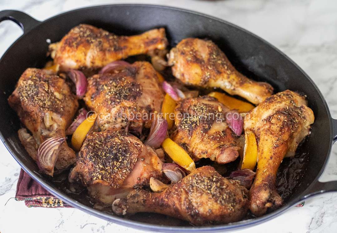 Delicious and Easy Lemon Garlic Roasted Chicken