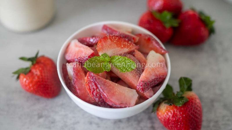 A Taste of the Tropics: Macerated Strawberries with Haitian Crémas