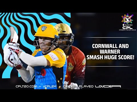 Rahkeem Cornwall and David Warner Go LARGE in Huge Partnership! | CPL Memories