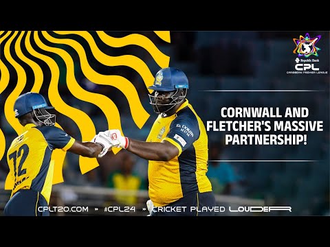 Rahkeem Cornwall and Andre Fletcher’s INCREDIBLE Partnership! | CPL Memories