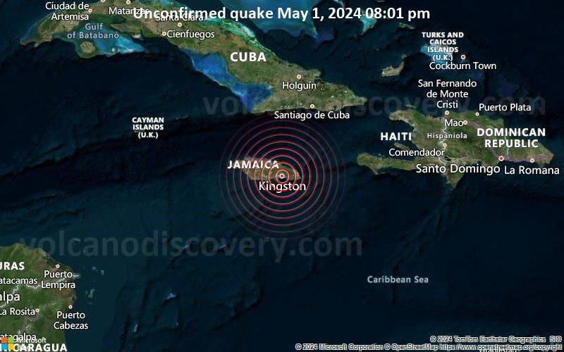 ‘Moderate’ 4.3 magnitude earthquake strikes Jamaica – Virgin Islands Free Press