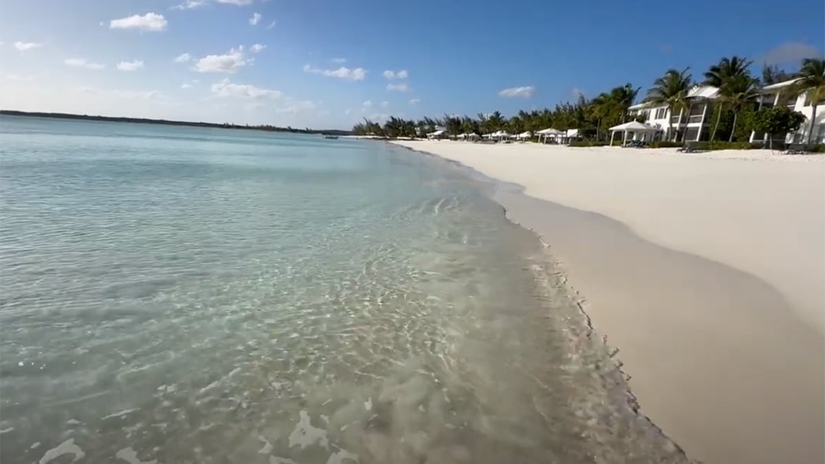 Caribbean Moment: A Walk on the Beach on Long Island