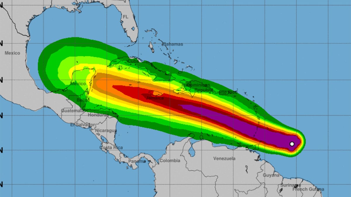 “Extremely Dangerous” Hurricane Beryl in the Southern Caribbean  