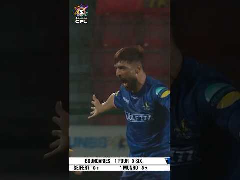 Mohammed Amir powers through the Knight Riders bowling attack 🇧🇧😱🇵🇰 #CPL24 #MohammedAmir