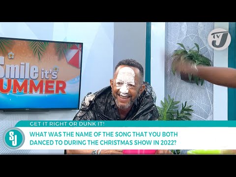 Get ot Right or Dunk it! Flour Challenge | TVJ Smile Jamaica