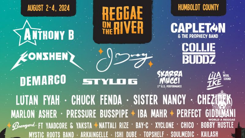 Reggae on the River August 2, 3, 4, 2024 Announces