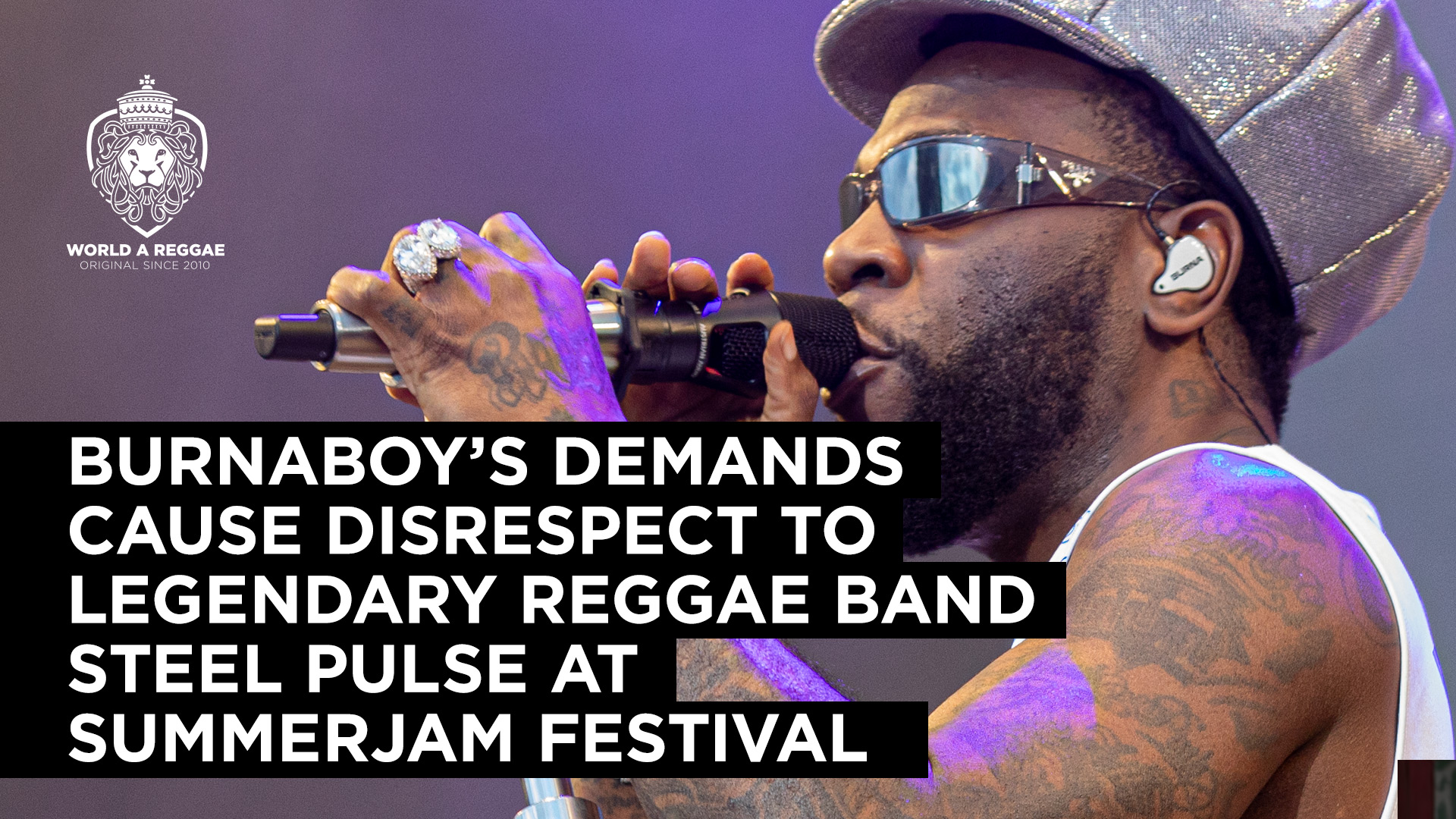Burnaboy’s high demands cause disrespect to legendary Steel Pulse