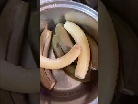 Green Fig With Saltfish | Caribbean.Pot.com