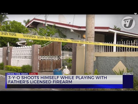 3Yr Old Shoots himself while Playing with Father’s License Firearm | TVJ News