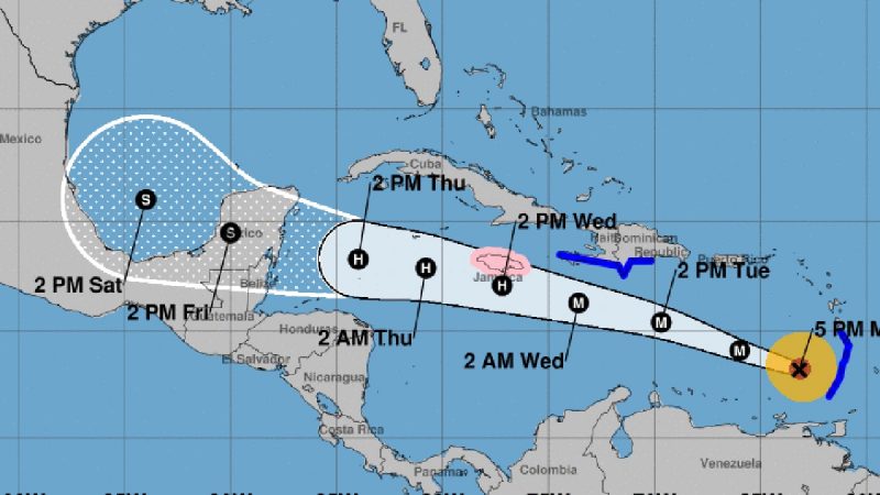 Hurricane Beryl Update: Storm Moves into Caribbean Sea 