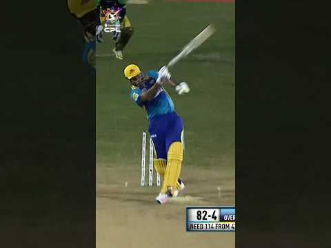 Oh no 🤣 Pollards bat goes flying ✈️