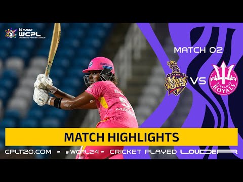 Highlights | Trinbago Knight Riders vs Barbados Royals Women| CPL 2024