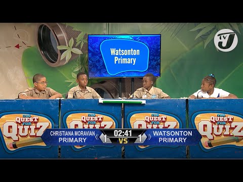 Christiana Moravian Primary vs Watsonton Primary | TVJ Quest for Quiz 2024