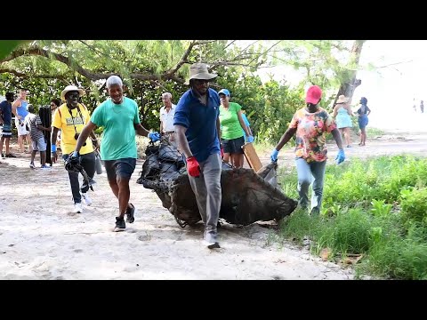Major clean up at Foul Bay