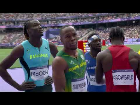 Paris 2024 | Mens 100m heat 6 Akeem Blake, Rikkoi, Wanya & Emanuel | SportsMax