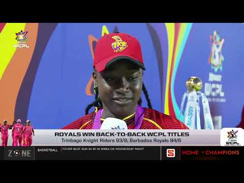 Barbados Royals win back to back Women’s Caribbean Premier League trophy | SportsMax Zone