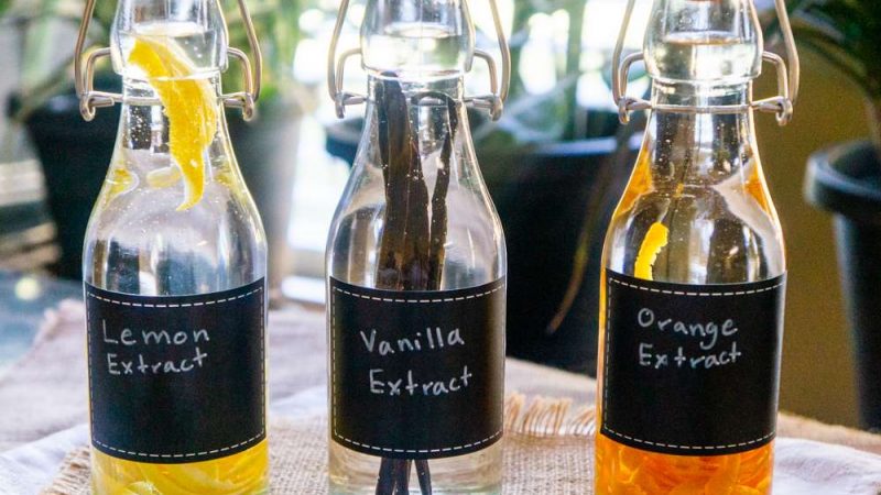 How To Make 3 Easy Homemade Extracts, (vanilla Extract, Lemon