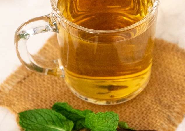 Homemade Fresh Mint Tea