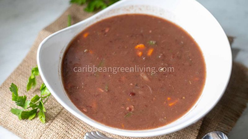 A Haitian Twist: Healthy And Hearty Red Kidney Bean Puree