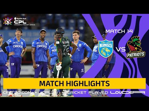 Highlights | Saint Lucia Kings vs. St Kitts and Nevis Patriots – Match Highlights