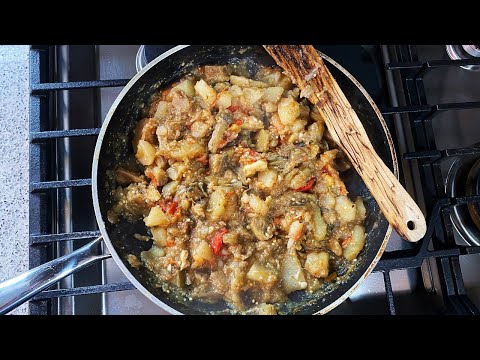 Baigan & Aloo #MeatFreeMonday | CaribbeanPot.com