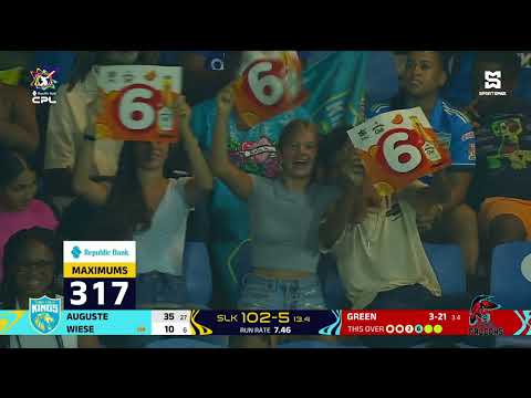St. Kitts & Nevis Patriots vs Saint Lucia Kings | CPL 2024 | Match 17 | SportsMax Zone