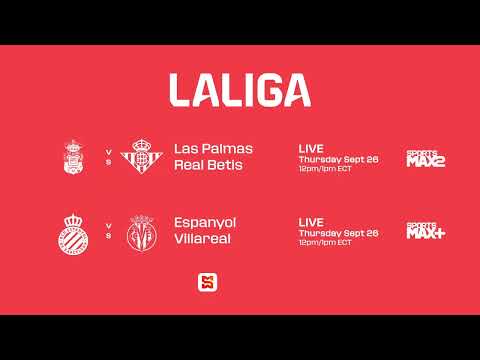 Watch La Liga EA Sports | Matches LIVE | Thurs. Sept. 26 | on SportsMax2, and SportsMax App!