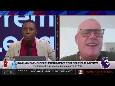 Haaland avoids punishment for on-field antics  | SportsMax Zone