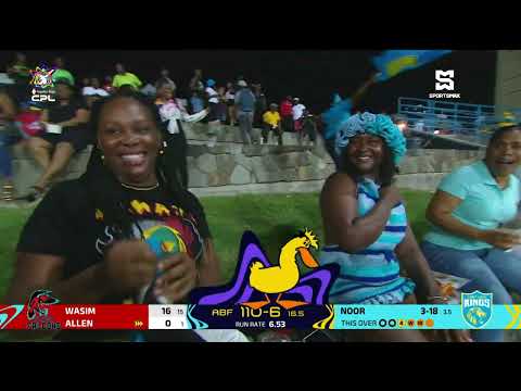 Antigua & Barbuda Falcons vs St. Lucia Kings | Caribbean Premier League | Match 6 | SportsMax Zone