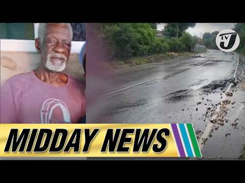 Rainfall Damages Newly Paved Road | Water Issues in St. Mary | 79 Year Old Man Missing
