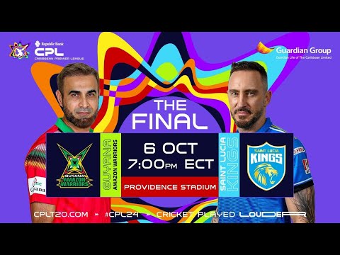 LIVE | FINAL | Guyana Amazon Warriors vs St Lucia Kings | CPL 2024