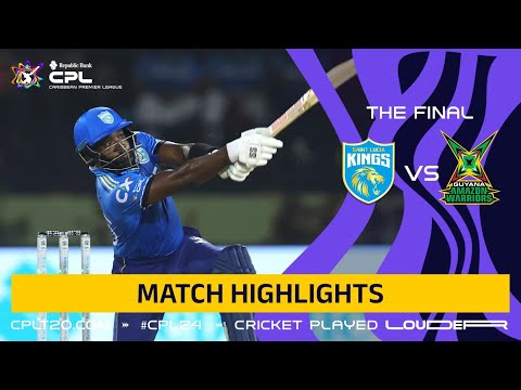 Highlights | CPL FINAL | Saint Lucia Kings vs Guyana Amazon Warriors | CPL 2024