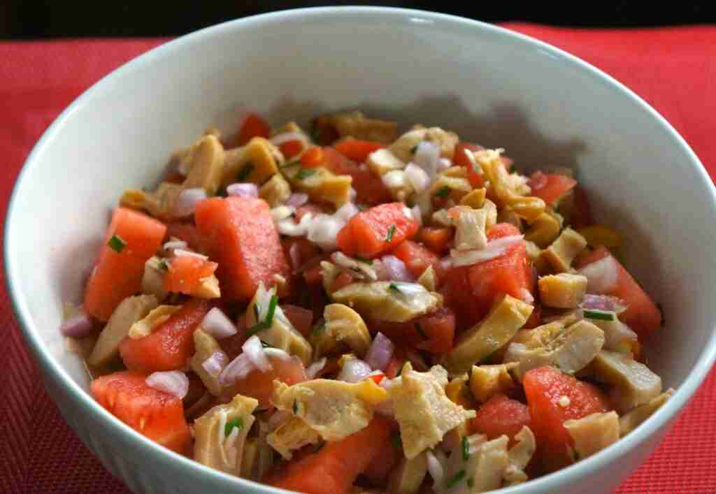 Refreshing Conch Salad With Watermelon Recipe