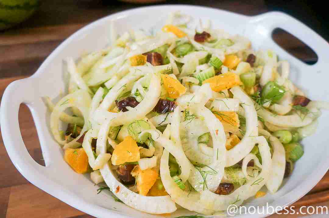 Quick And Easy Fennel Salad With Oranges And Dried Figs