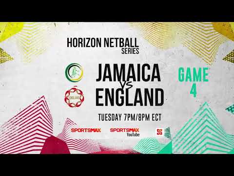 Watch the Horizon Netball Series | Jamaica v s England | on SportsMax, SportsMax YouTube and App!