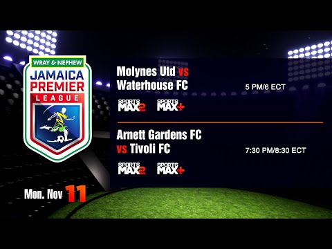 Watch JPL double header LIVE | Mon. Nov. 11 | on SportsMax2, SportsMax+ and SportsMax App!