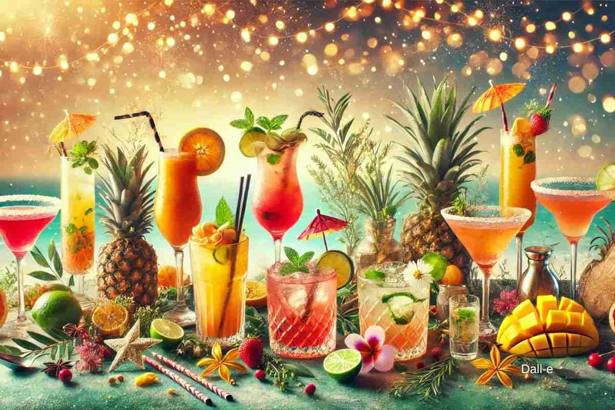 Tropical Mocktails And Cocktails To Celebrate The New Year